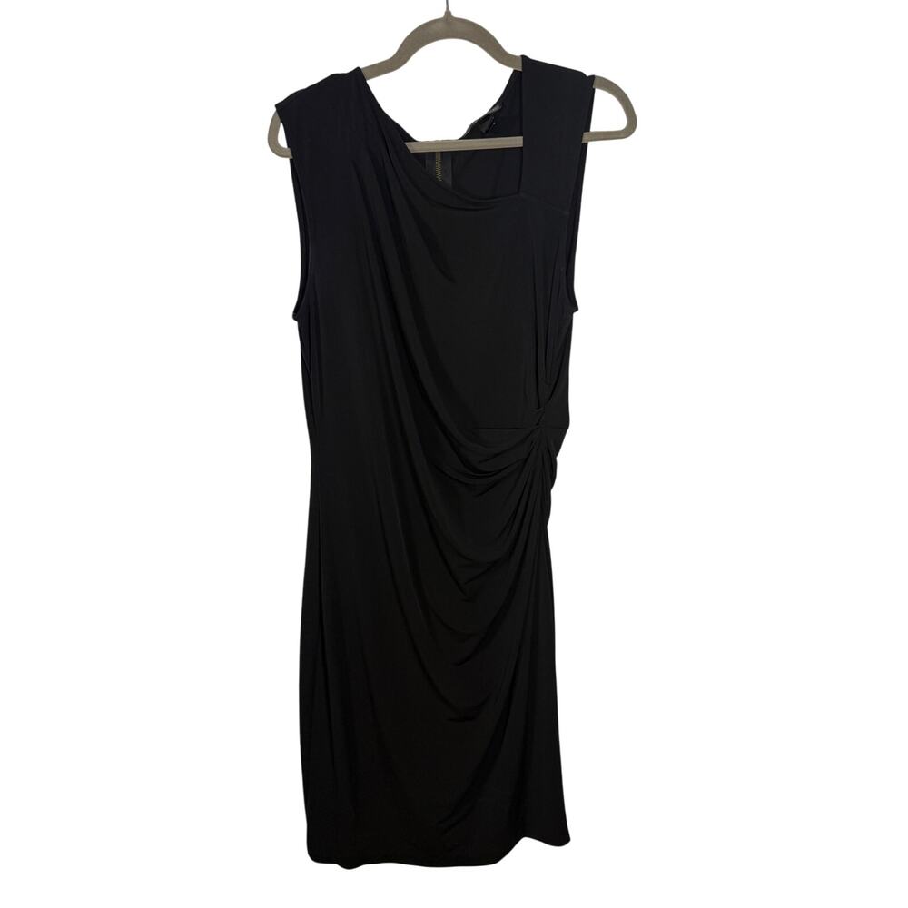 Victoria Secret Black Ruched Sheath Dress L - Picture 6 of 12